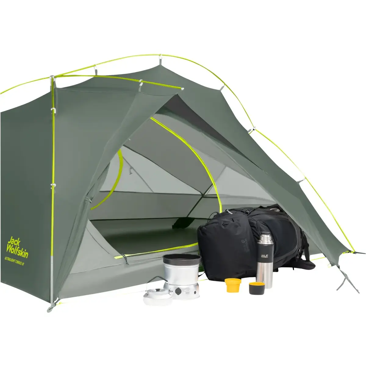 Купольная палатка Jack Wolfskin STRATOS LITE III (2024) Photo 3