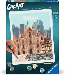 Набор для рисования Ravensburger CreArt Colorful Milan — художественный набор (модель 23688)