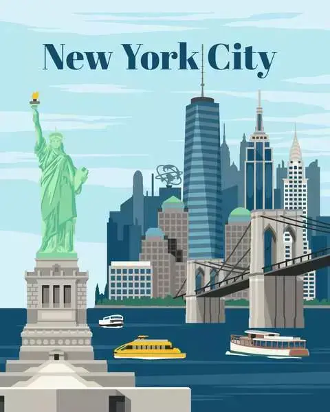 Ravensburger CreArt Colorful New York City gleznošanas komplekts Photo 2