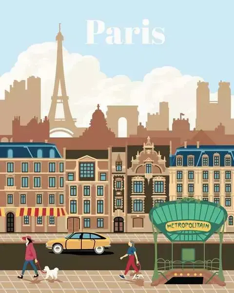 Ravensburger CreArt Colorful Paris — набор для рисования 23687 Photo 2