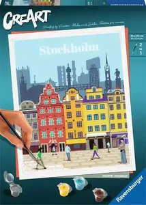 Набор для рисования Ravensburger CreArt Colorful Stockholm, модель 23520