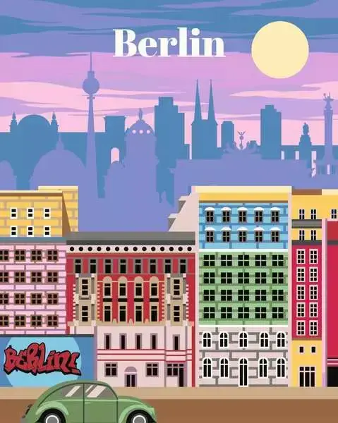 Ravensburger CreArt Colorful Berlin пазл 25521 Photo 2