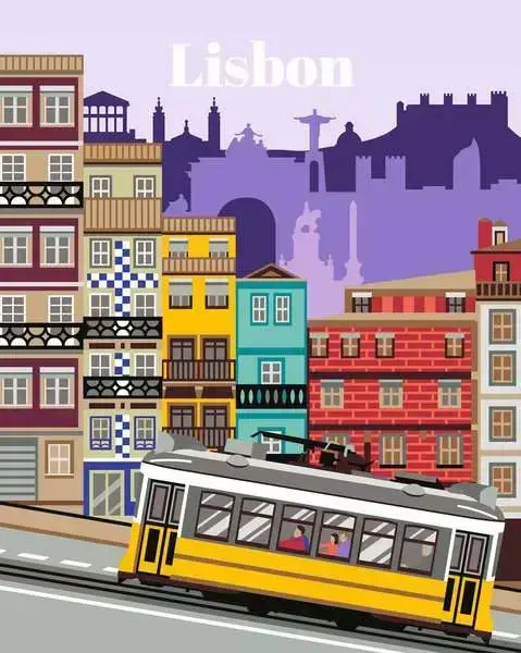 Ravensburger CreArt Colorful Lisbon пазл 25522 Photo 2