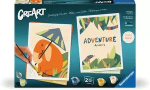Набор для рисования Ravensburger CreArt Hello Baby Safari — набор для малышей и детей раннего возраста