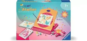 Набор для рисования Ravensburger CreArt Neon Atelier Unicorn — набор красок для детей и подростков