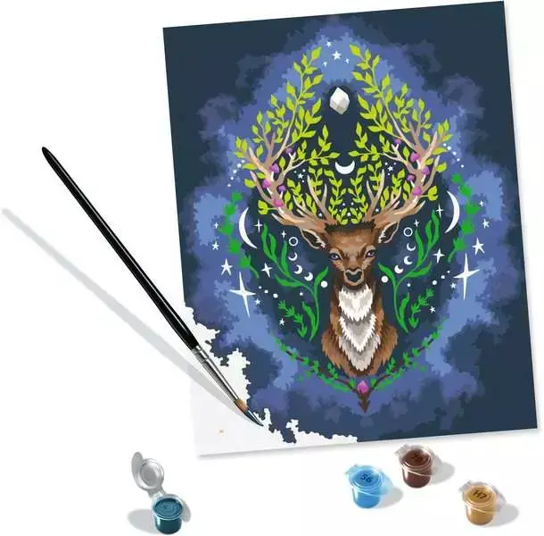 Ravensburger CreArt Pixie Cold Mystic Deer — набор по номерам Photo 3