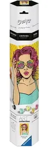Ravensburger painting kit CreArt ART Collection Canvas Edition — Lady in Pink (PopArt)