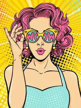 Ravensburger CreArt Canvas Edition — Lady in Pink Photo 2