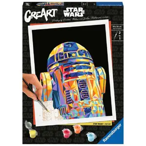 Набор для рисования Ravensburger CreArt Star Wars R2‑D2 — картина по номерам