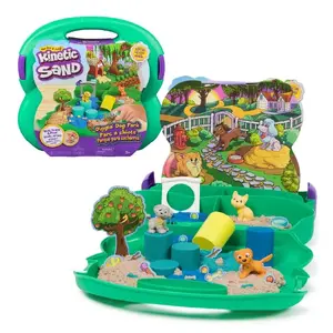 Sand playset Spinmaster Kinetic Sand Diggin' Dog Park — modeling sand playset with molds and tools
