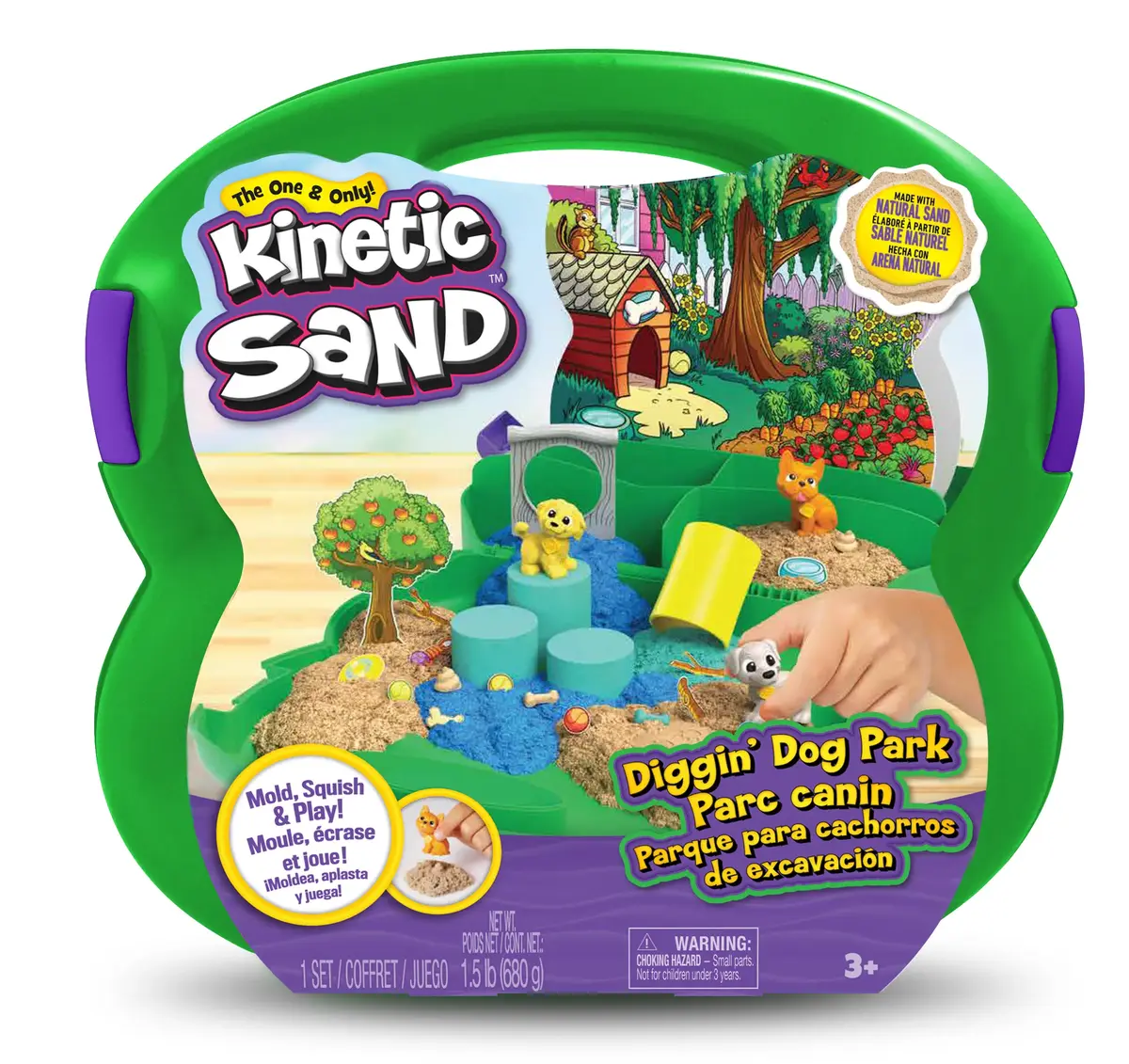 Spinmaster Kinetic Sand Diggin' Dog Park playset Photo 8