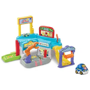 VTech Tut Tut Baby Flitzer Car Workshop playset - interactive toy vehicles and garage