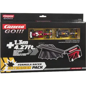 Slot car racetrack extension CARRERA GO!!! Formula Racer - additional track set for expanding GO!!! layout