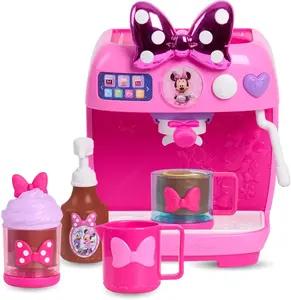 Children's household appliance toy Just Play Minnie Mouse Rise & Shine Bowrista Set, role-play coffee maker playset