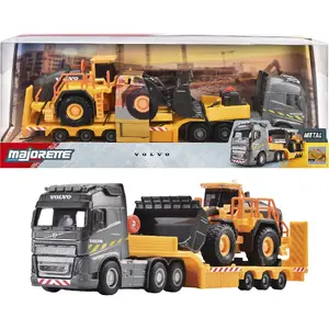 Toy truck and wheel loader set Simba-Dickie Majorette Volvo FH16 – play vehicle duo