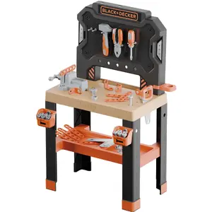 Children's play workbench Simba‑Dickie Smoby Black+Decker playset, tools and accessories