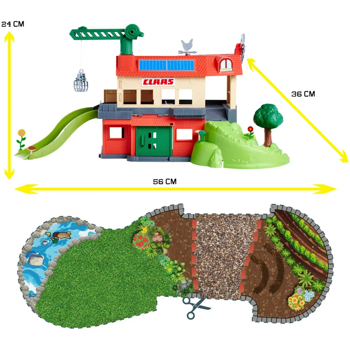 Majorette CLAAS Farm Playset — Simba‑Dickie play buildings Photo 2