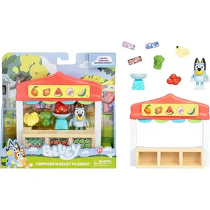 Игровой набор Moose Toys Ltd. Bluey Mini Playset — мини-павильон "Фермерский рынок"