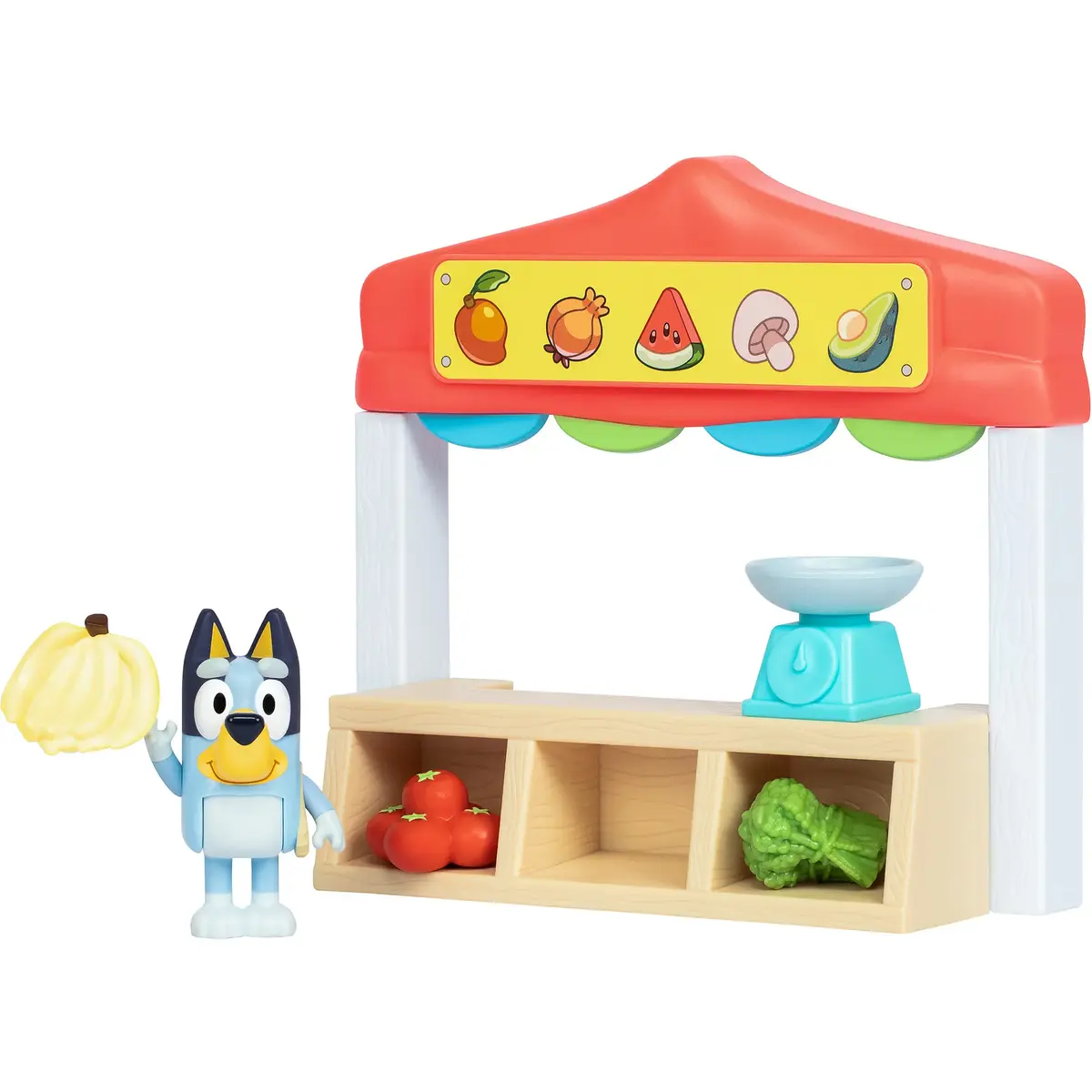Bluey Mini Playset — Фермерский рынок, Moose Toys Ltd. Photo 6