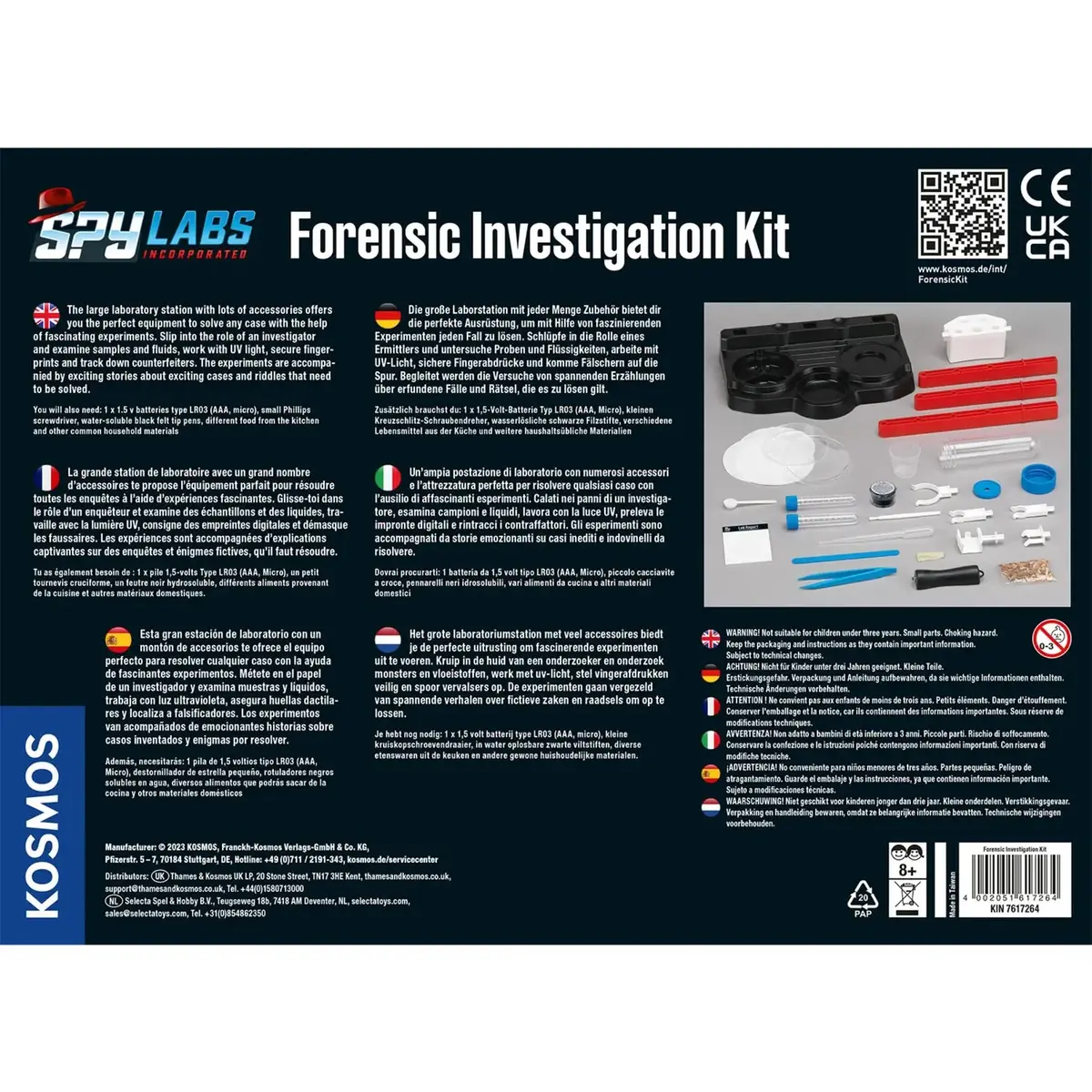 Набор для криминалистики Kosmos Spy Labs Incorporated Photo 2