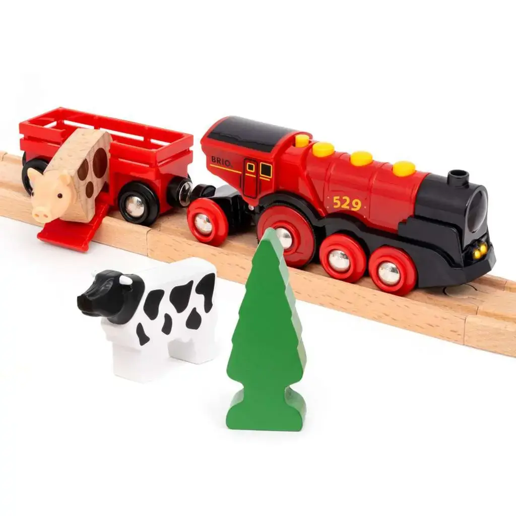Ravensburger BRIO World Red Lola Farm Train Set Photo 3