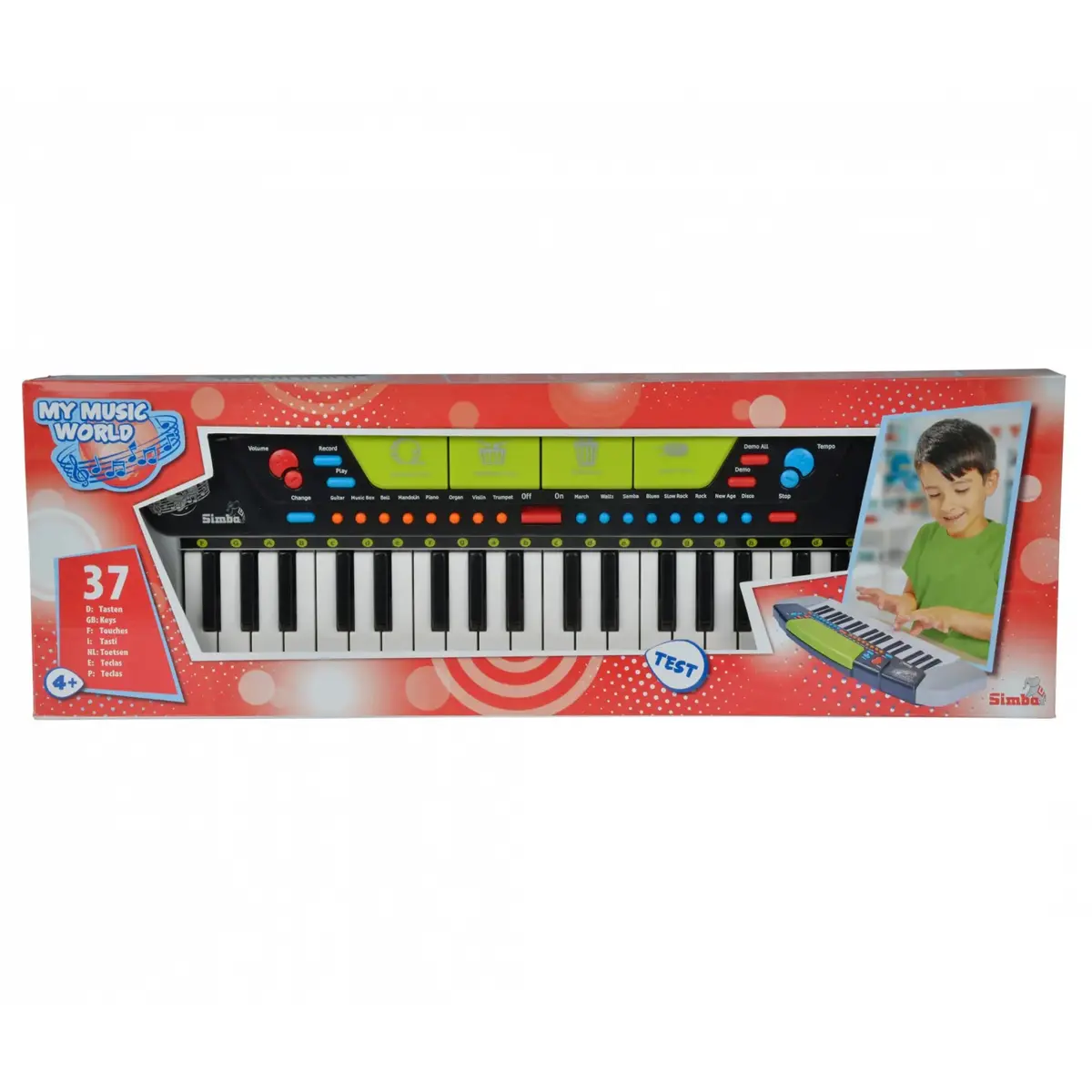Simba-Dickie Simba My Music World Keyboard Modern Style Photo 3