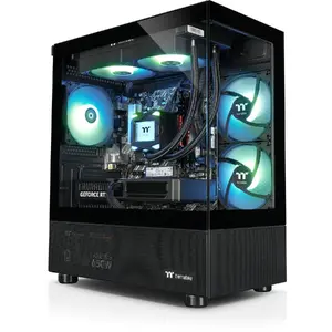 Desktop gaming PC THERMALTAKE FTW A-Line LCS 5060 black/transparent with Windows 11 Pro