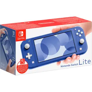 Handheld game console NINTENDO Switch Lite blue — model 10015022 (without power adapter)