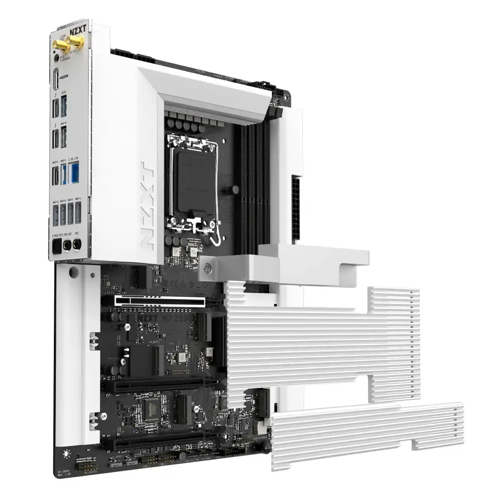 Mātesplate NZXT N7 Z890 White Photo 4