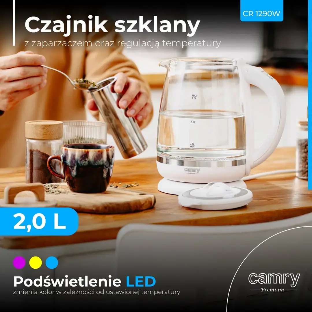 Elektriskais tējkanna Adler CR 1290w Photo 11