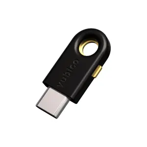 Ключ безопасности Yubico YubiKey 5C FIPS USB-C, NIST-валидирован, FIPS 140-2, чёрный, стекловолокно