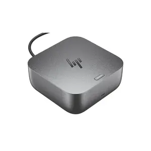 Docking station HP Thunderbolt 4 100W G6 – Thunderbolt 4, 100 W PD, 120 W PSU, 5K (5120×2880), 1 m cable, 2.5Gb Ethernet, Grey