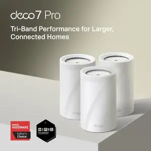 Wireless mesh router system TP‑LINK Deco BE68 (3‑pack) Wi‑Fi 7 mesh kit