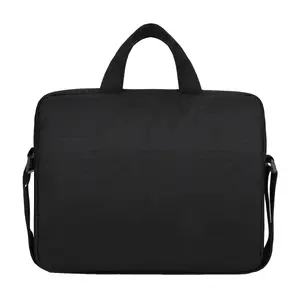 Laptop briefcase DELTACO NV-301 for up to 30.5 cm (12") screens, fabric, black, shoulder strap
