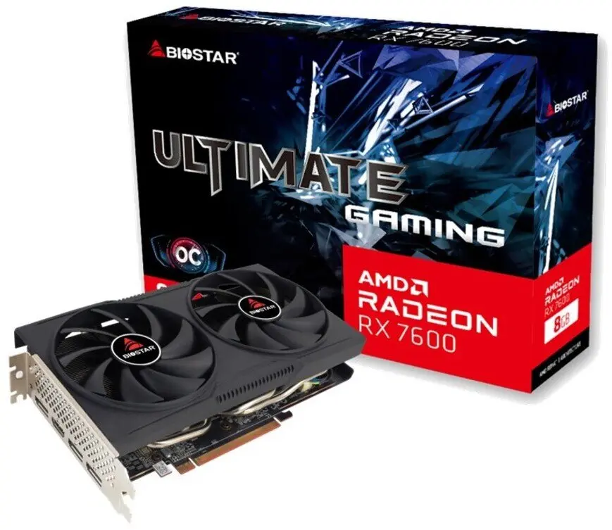 Videokarte BIOSTAR Radeon RX 7600 OC