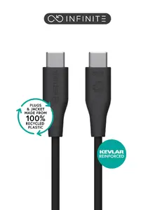 Кабель USB eSTUFF ES604180 USB 2.0 USB C - USB C 60 Вт Черный 1 м