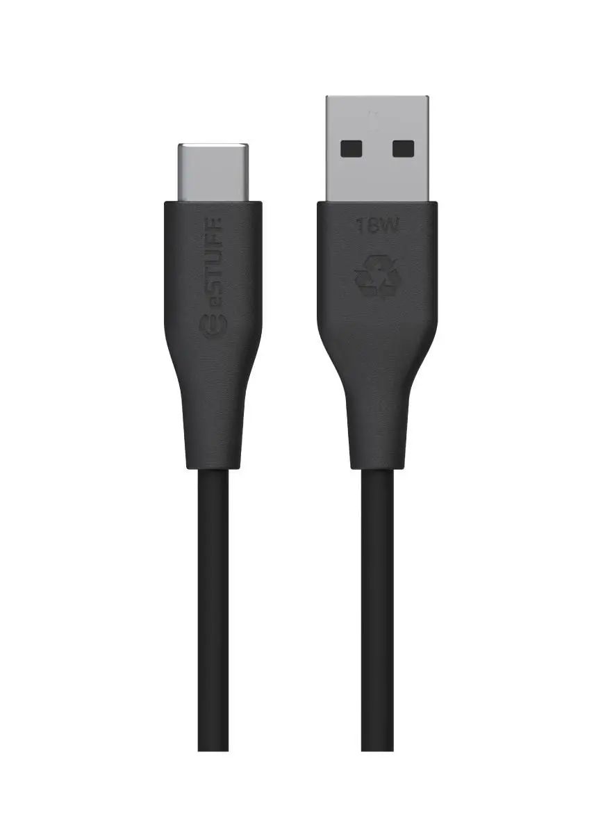 eSTUFF ES605280 USB kabelis USB-C uz USB-A Photo 5