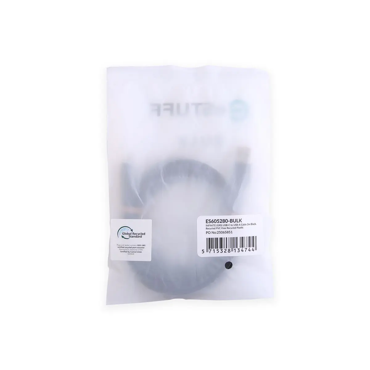 Кабель USB-C - USB-A eSTUFF ES605280-BULK Photo 3