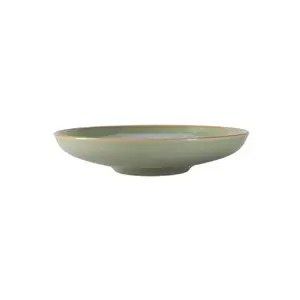 Deep Plate 28 cm COMAS, porcelain, green