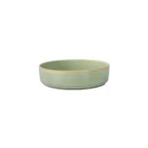 COMAS porcelain bowl 16 cm, olive green, stackable — ES22OL36AP16