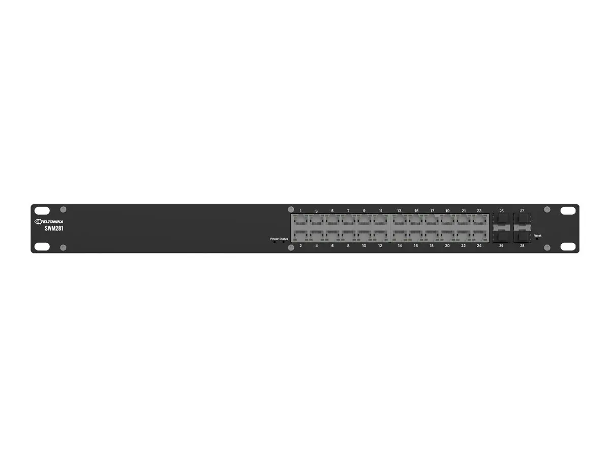 Pārvaldāms switch TELTONIKA SWM281 — 24x