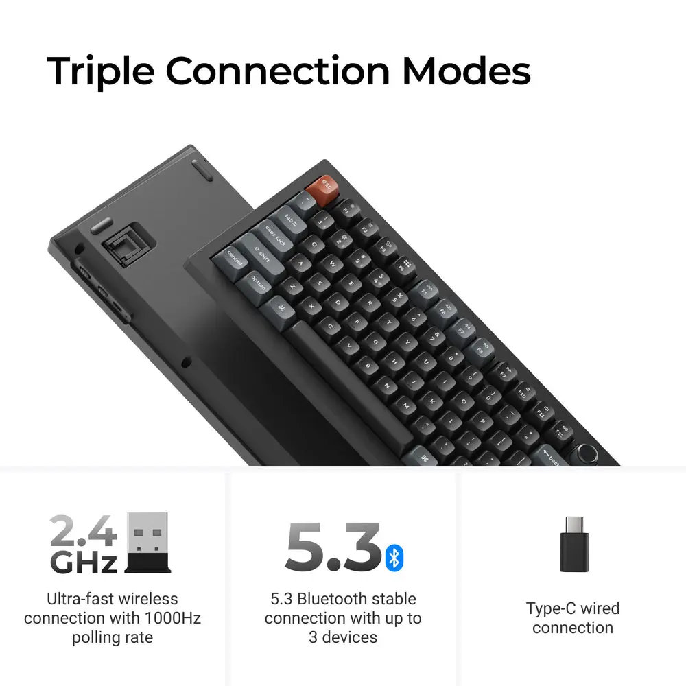 Keychron V3 Ultra 8K Mehāniskā Tastatūra Photo 7