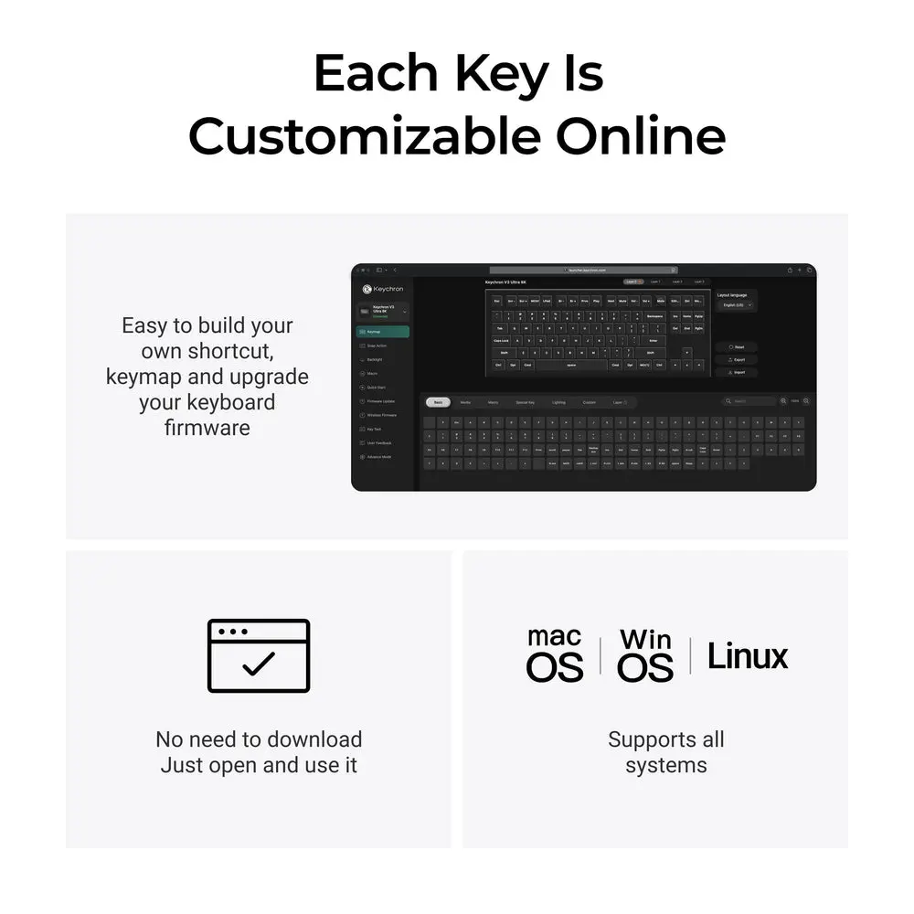 Keychron V3 Ultra 8K Mehāniskā Tastatūra Photo 8