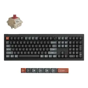 Mechanical full-size (100%) keyboard Keychron V6 Ultra 8K — QWERTY, Bluetooth, RGB LED, Black