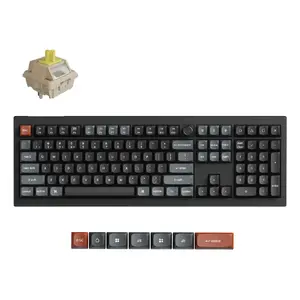 Mechanical keyboard Keychron V6 Ultra 8K — Full-size 100% QWERTY, Bluetooth, RGB, Black