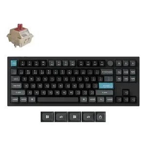 Механическая клавиатура 80% QWERTY Keychron Q3 Ultra 8K — Bluetooth и проводная, RGB подсветка, чёрная