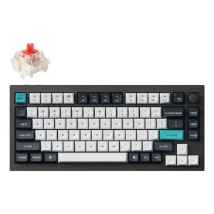 Mechanical keyboard Keychron Q1 Max — USB + RF Wireless + Bluetooth, QWERTY Nordic, Black, RGB