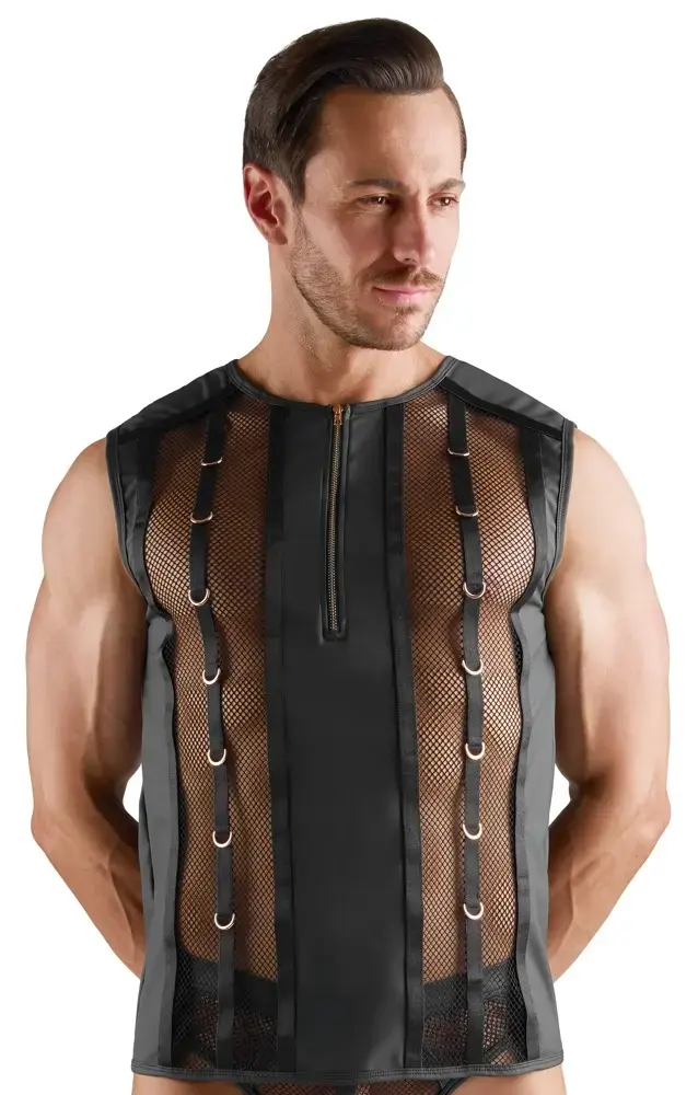 Vīriešu tīkla bezroku krekls Svenjoyment Men's Net Shirt S Photo 2