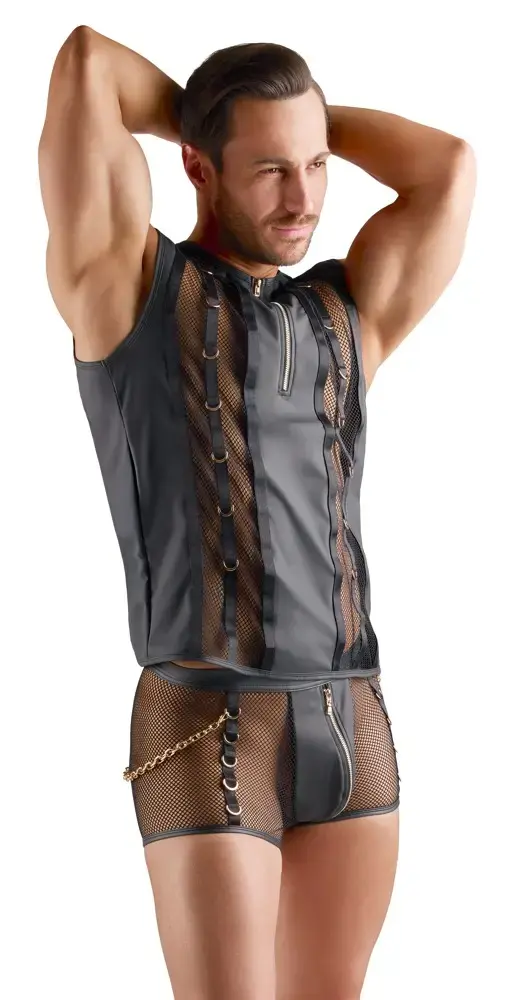 Vīriešu tīkla bezroku krekls Svenjoyment Men's Net Shirt S Photo 5