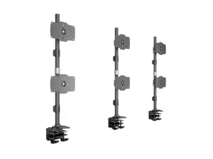 Desk clamp monitor mount MULTIBRACKETS M VESA Desktopmount Sixth Vertical for 24"–32", 30 kg, VESA 75x75–200x100, tilt ±20°, height adjustable, black